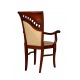 Krzesło z podłokietnikami do salonu Szafir