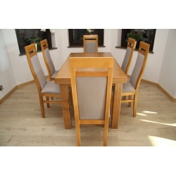 Stół Zeus+6 Krzeseł Porto
