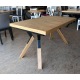 Stół loftowy Irys metal i drewno