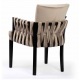 Eleganckie krzesło fotelowe glamour Elwira