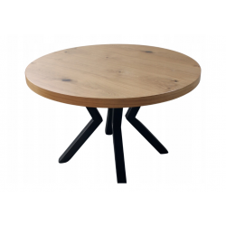 Stół okrągły loftowy Irys fi 120