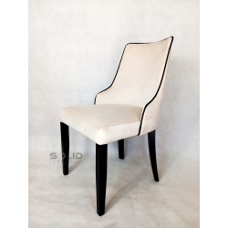 Krzesło tapicerowane z lamówką
