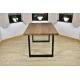 Stół loft Magnus + 4 krzesła tapicerowane Natasza
