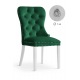 Krzesło glamour Madeline zielone