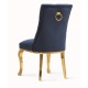 Krzesło glamour Lord Gold